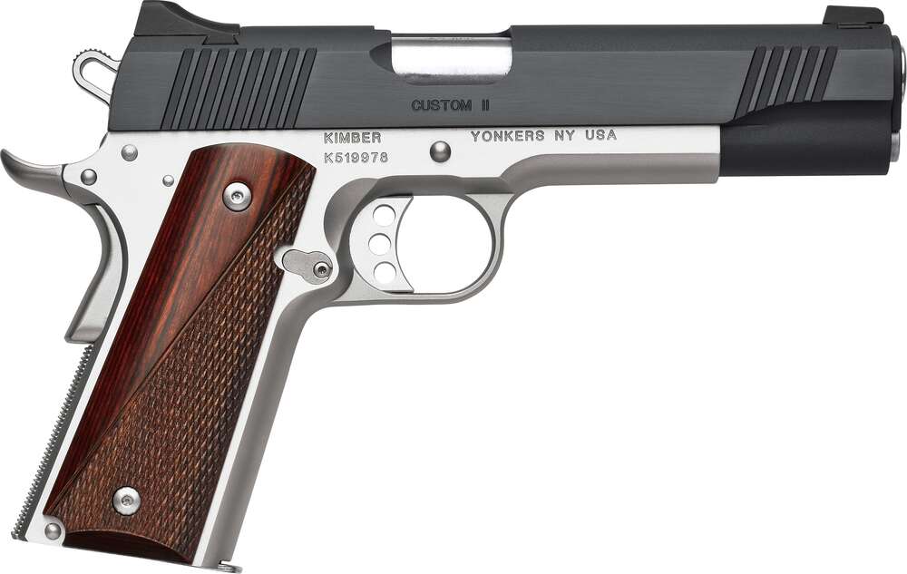 Handguns Kimber America ZPAP M70 9mm KIMBER 1911 CUSTOM II TWO-TONE 9MM 5